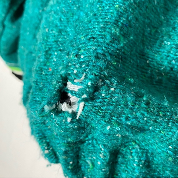 Vintage Carrot Co. Original Cocol Green Southwestern Oversized Bomber Jacket M - Picture 6 of 16